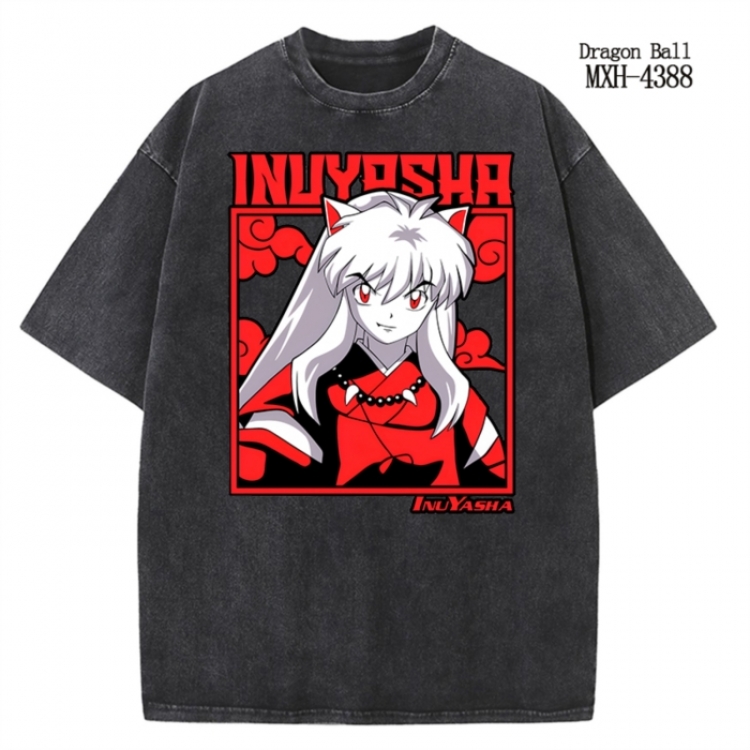 DRAGON BALL Anime peripheral pure cotton washed and worn T-shirt from S to 2XL MXH-4388