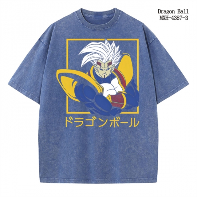 DRAGON BALL Anime peripheral pure cotton washed and worn T-shirt from S to 2XL  MXH-4387-3