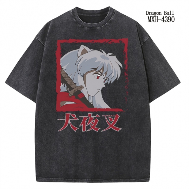 DRAGON BALL Anime peripheral pure cotton washed and worn T-shirt from S to 2XL MXH-4390
