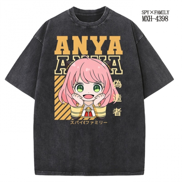 SPY×FAMILY Anime peripheral pure cotton washed and worn T-shirt from S to 2XL MXH-4398
