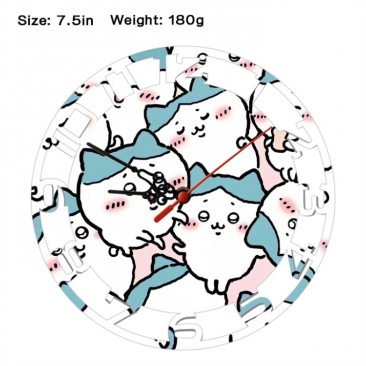 Chiikawa Anime print alarm clock wall clock personality clock packaging