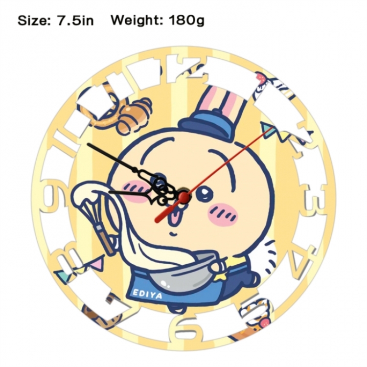 Chiikawa Anime print alarm clock wall clock personality clock packaging