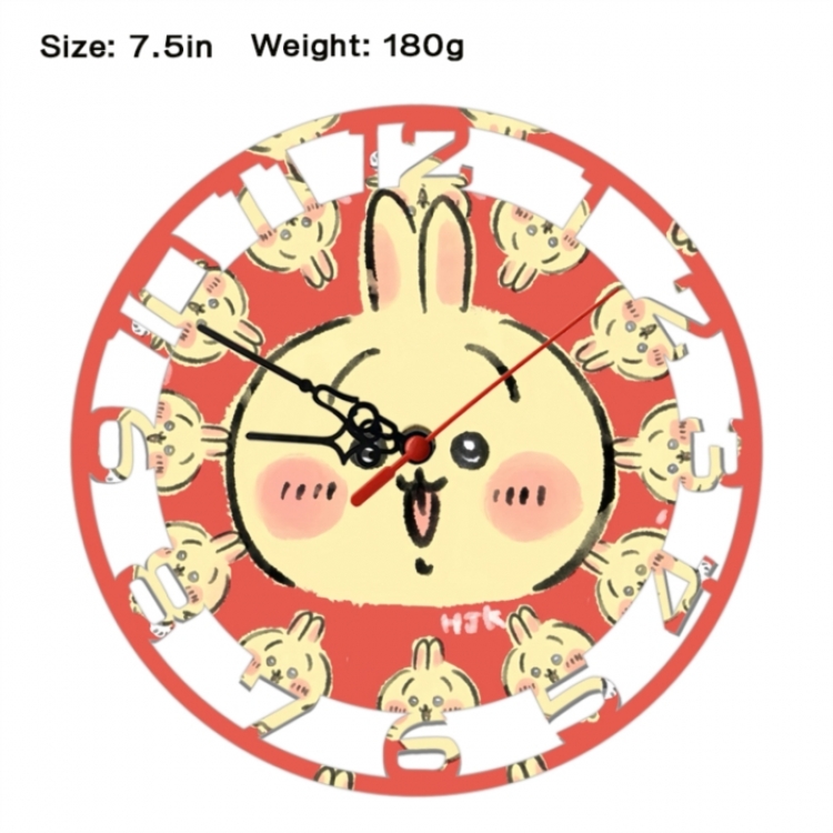 Chiikawa Anime print alarm clock wall clock personality clock packaging