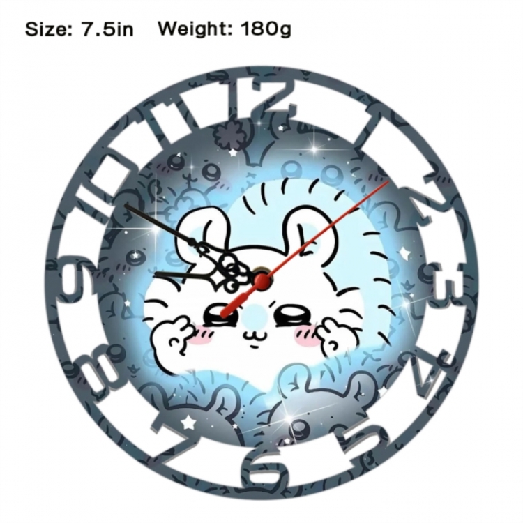 Chiikawa Anime print alarm clock wall clock personality clock packaging
