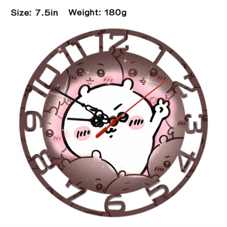 Chiikawa Anime print alarm clock wall clock personality clock packaging