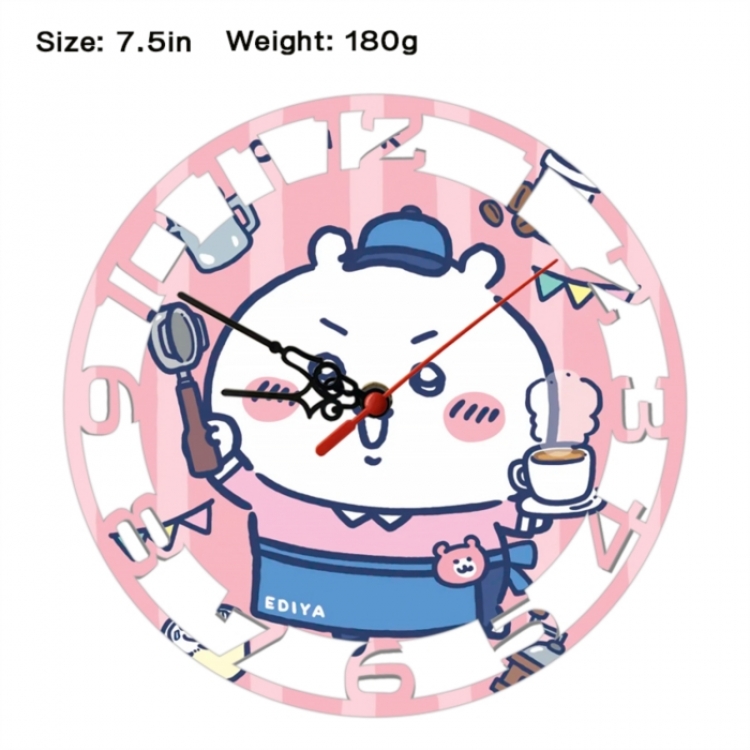 Chiikawa Anime print alarm clock wall clock personality clock packaging