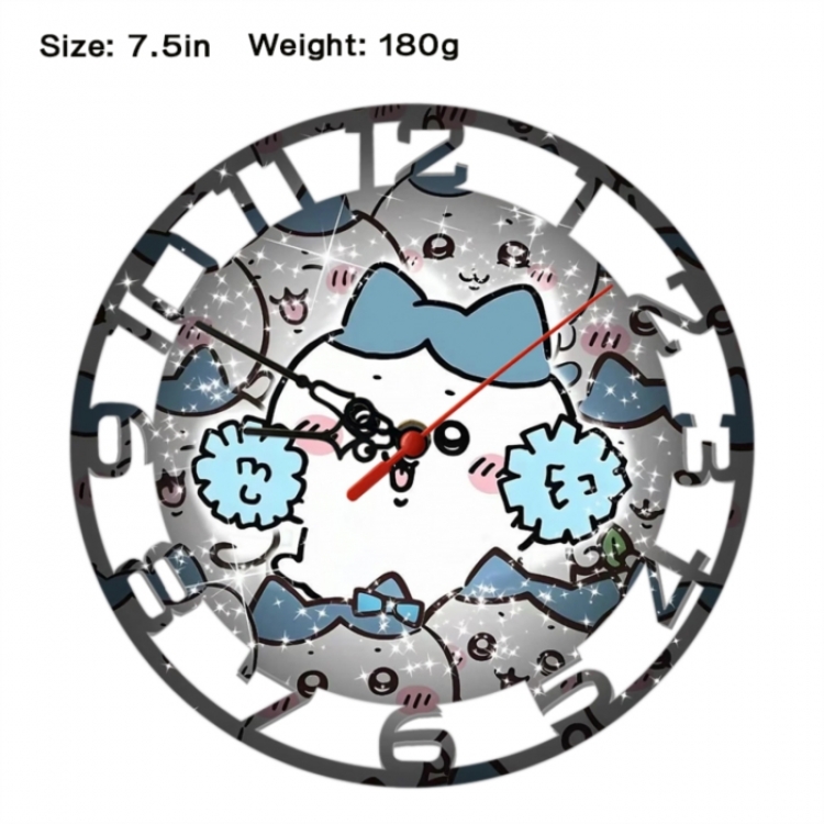 Chiikawa Anime print alarm clock wall clock personality clock packaging