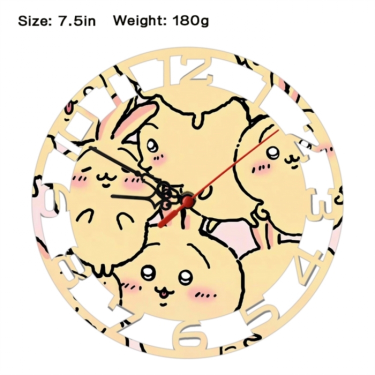 Chiikawa Anime print alarm clock wall clock personality clock packaging