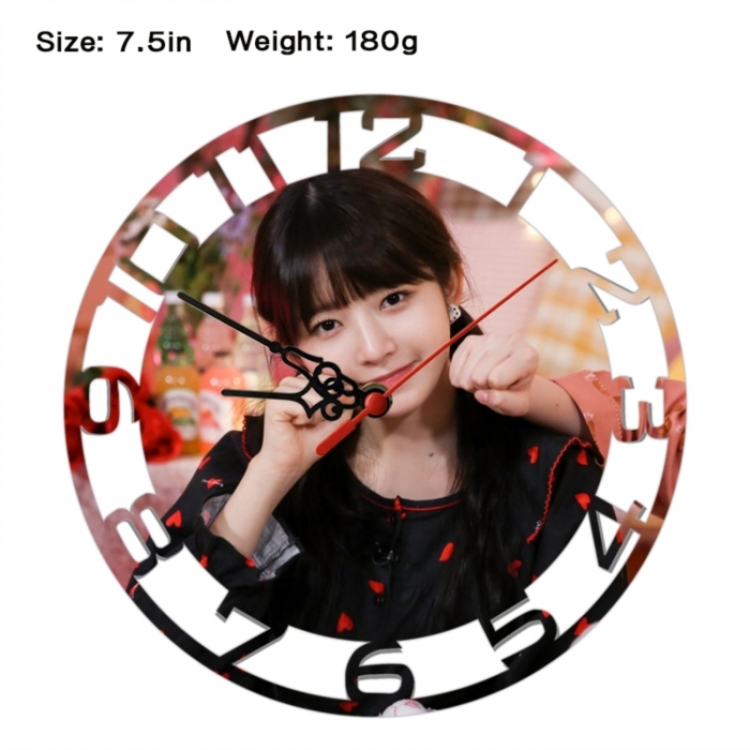 IVE Anime print alarm clock wall clock personality clock packaging