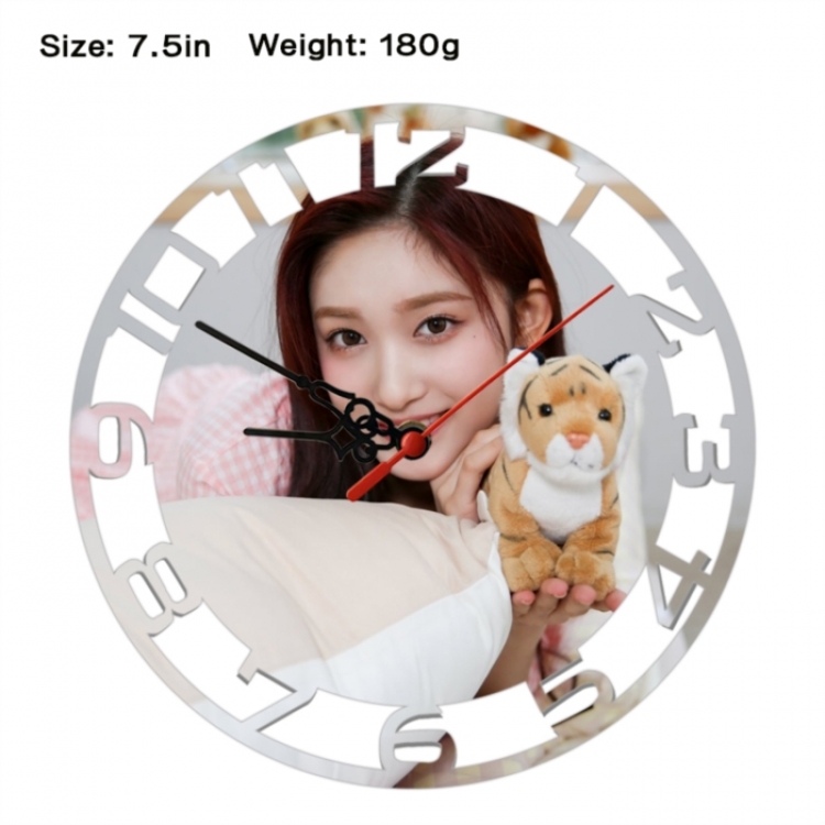 IVE Anime print alarm clock wall clock personality clock packaging