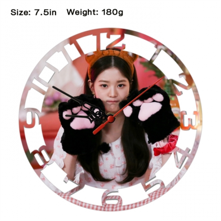 IVE Anime print alarm clock wall clock personality clock packaging
