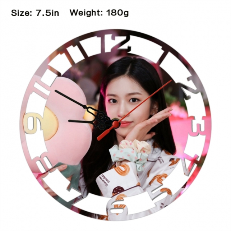 IVE Anime print alarm clock wall clock personality clock packaging