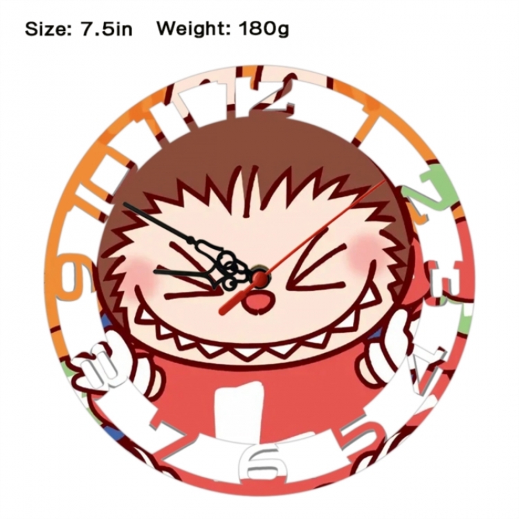 LABUBU Anime print alarm clock wall clock personality clock packaging