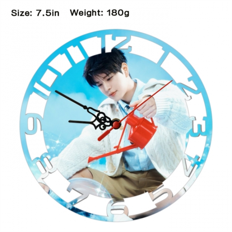 straykids Anime print alarm clock wall clock personality clock packaging size 25X25X4cm