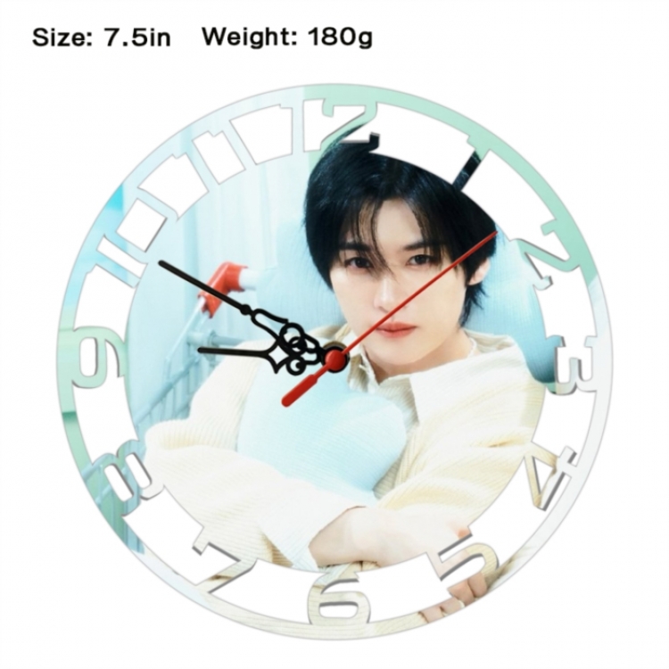 straykids Anime print alarm clock wall clock personality clock packaging size 25X25X4cm
