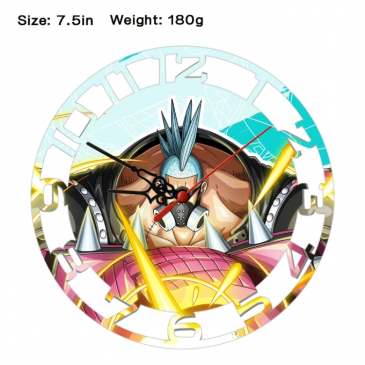 One Piece Anime print alarm clock wall clock personality clock packaging size 25X25X4cm