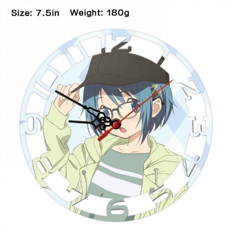 Magical Girl Madoka of the Magus Anime print alarm clock wall clock personality clock packaging diameter 20cm