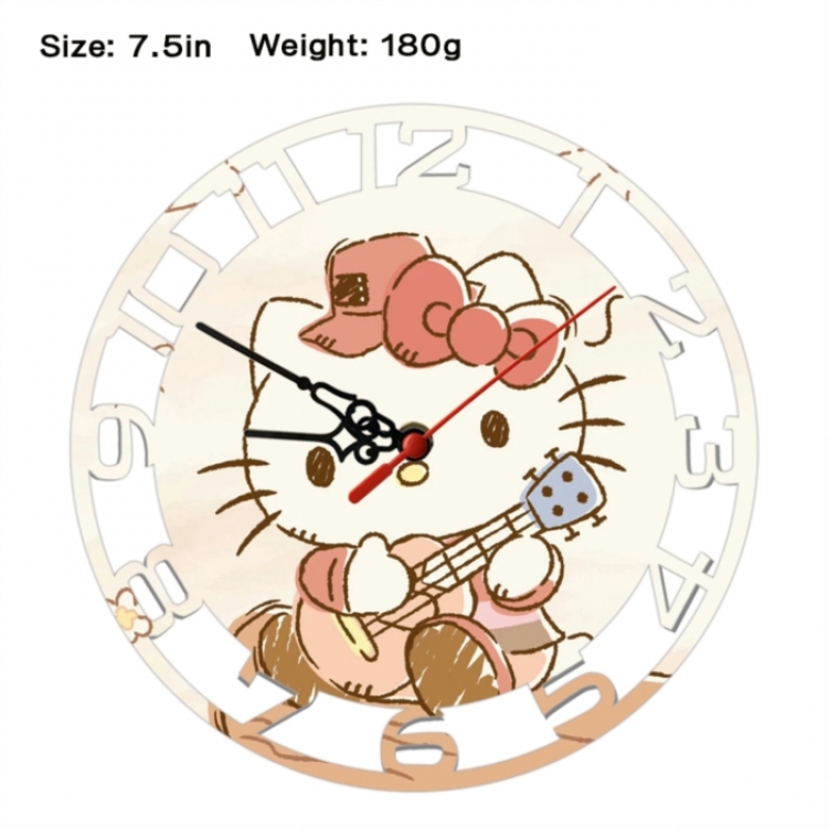 sanrio Anime print alarm clock wall clock personality clock packaging size 25X25X4cm