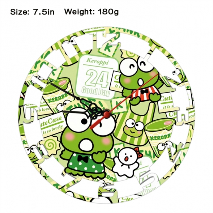 sanrio Anime print alarm clock wall clock personality clock packaging size 25X25X4cm