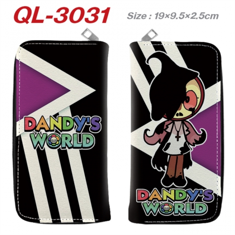 Dandy's World Anime peripheral PU leather full-color long zippered wallet 19.5x9.5x2.5cm