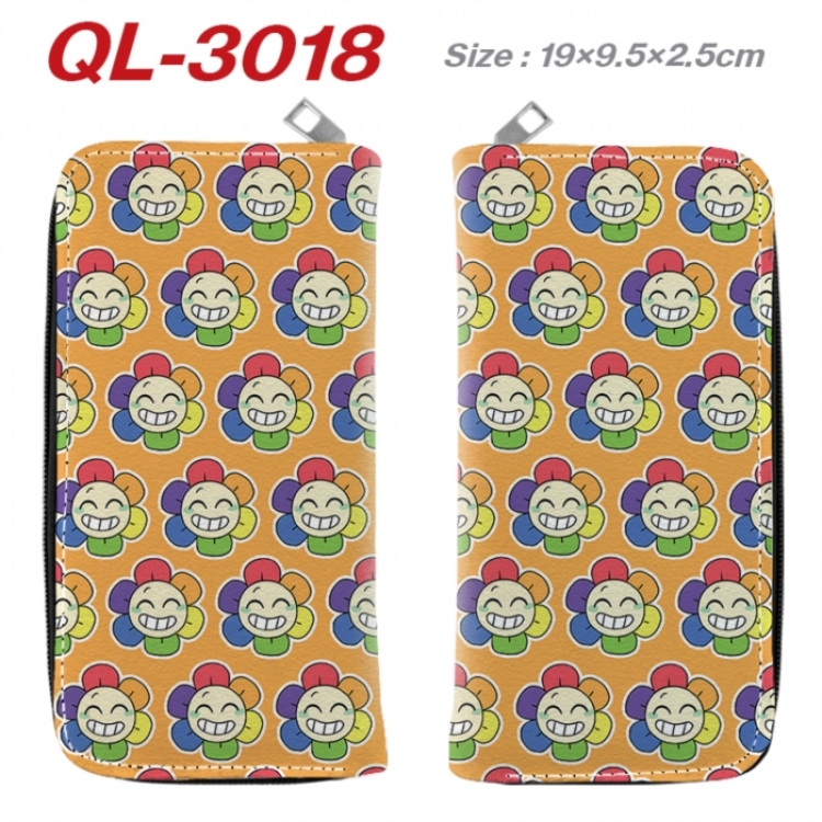 Dandy's World Anime peripheral PU leather full-color long zippered wallet 19.5x9.5x2.5cm