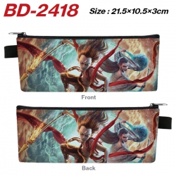 Nezha Anime PU Leather Zipper ...