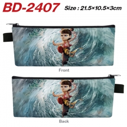 Nezha Anime PU Leather Zipper ...