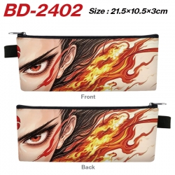 Nezha Anime PU Leather Zipper ...