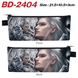 Nezha Anime PU Leather Zipper ...