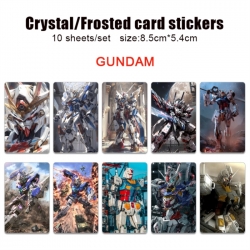 Gundam Frosted anime crystal b...