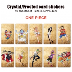 One Piece Frosted anime crysta...