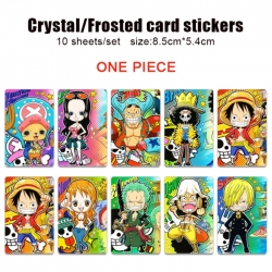 One Piece Frosted anime crysta...