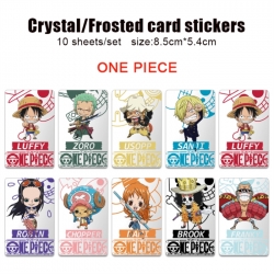 One Piece Frosted anime crysta...