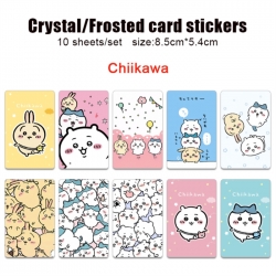Chiikawa Frosted anime crystal...