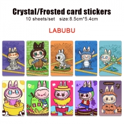 Labubu Frosted anime crystal b...