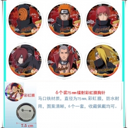 Naruto Anime Rainbow Mask Badg...