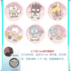 sanrio Anime Matte film brooch...