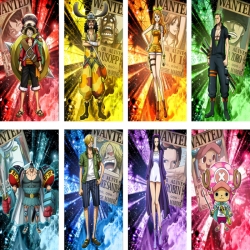 One Piece Embossed poster 8 pc...