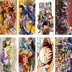 One Piece Embossed poster 8 pc...