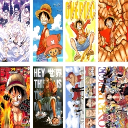 One Piece Embossed poster 8 pc...