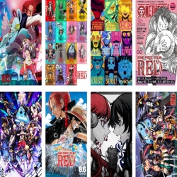 One Piece Embossed poster 8 pc...