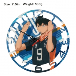 Haikyuu!! Anime print alarm cl...