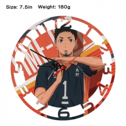 Haikyuu!! Anime print alarm cl...