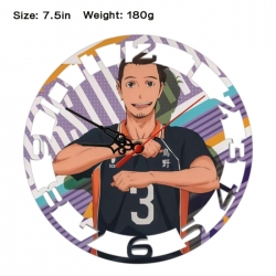 Haikyuu!! Anime print alarm cl...