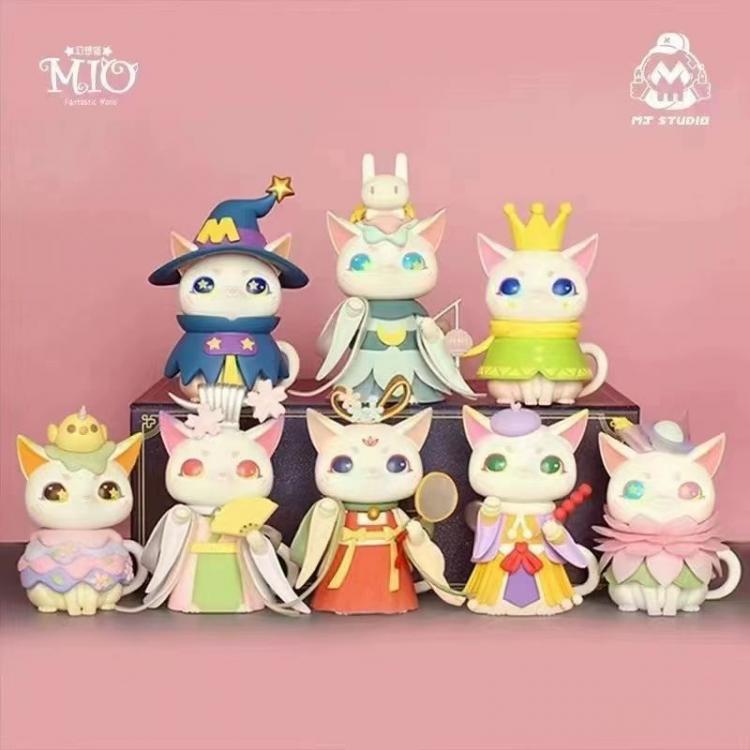 MIO cat fantastic world IP Trendy Blind Box Exquisite Ornament a Set of 8