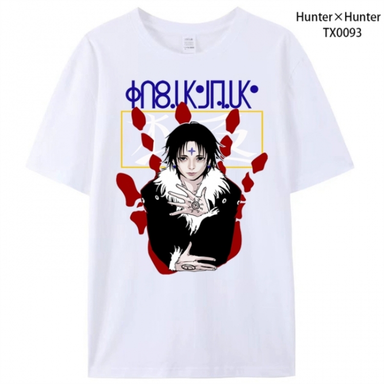 HunterXHunter Anime peripheral printed pure cotton T-shirt from S to 4XL