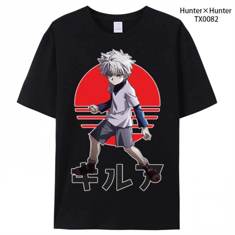 HunterXHunter Anime peripheral printed pure cotton T-shirt from S to 4XL