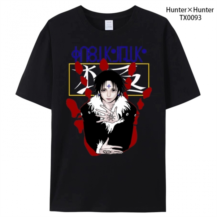 HunterXHunter Anime peripheral printed pure cotton T-shirt from S to 4XL