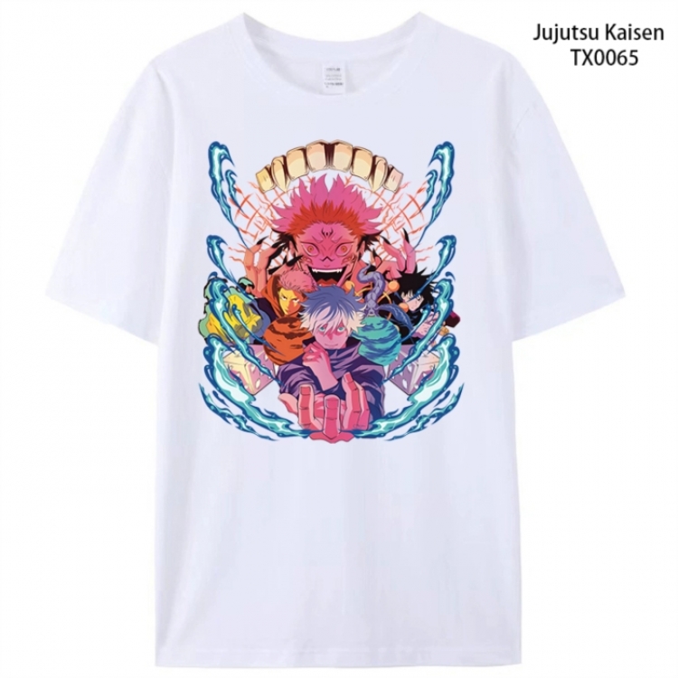 Jujutsu Kaisen Anime peripheral printed pure cotton T-shirt from S to 4XL