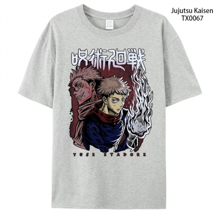 Jujutsu Kaisen Anime peripheral printed pure cotton T-shirt from S to 4XL